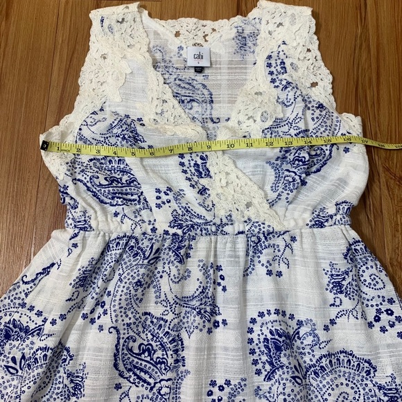 CAbi Veranda Lace Boho Paisley Tank Top - Picture 9 of 12